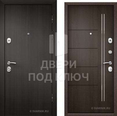 Металлическая входная дверь лофт под ключ для дома ДПК-4845