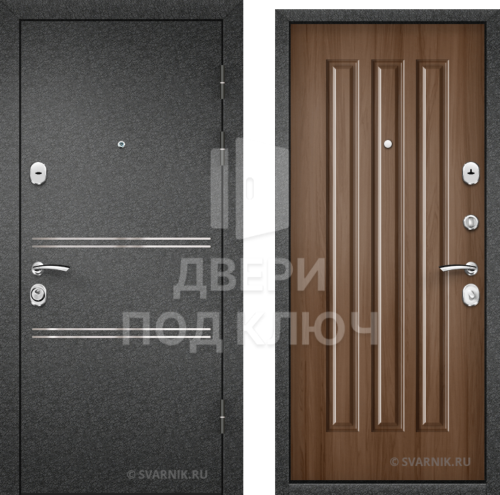 Входная трехконтурная дверь на дачу ДПК-8980