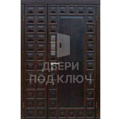 Полуторная премиум дверь на дачу с шумоизоляцией ДПК-12539